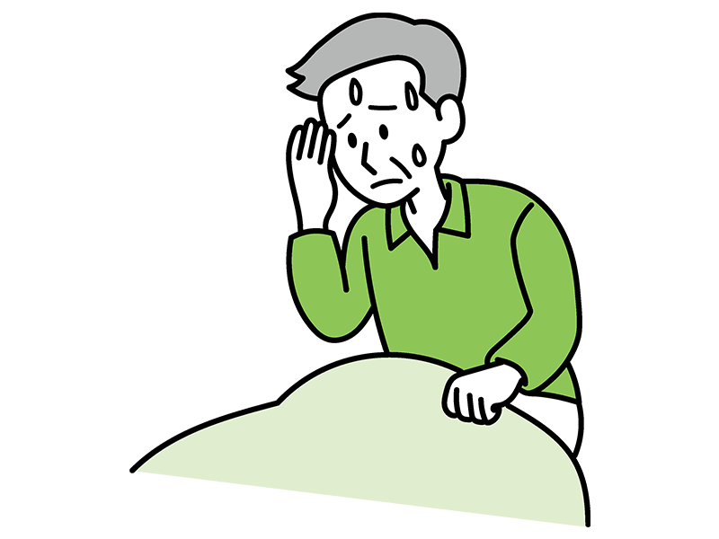 体調不良　高齢者