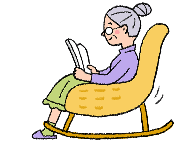 読書する高齢者