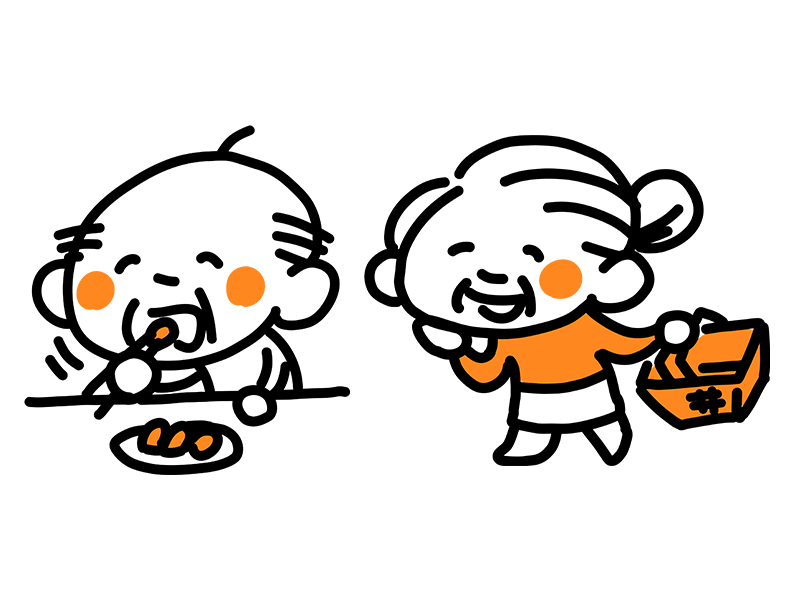 できることは自分でやる高齢者