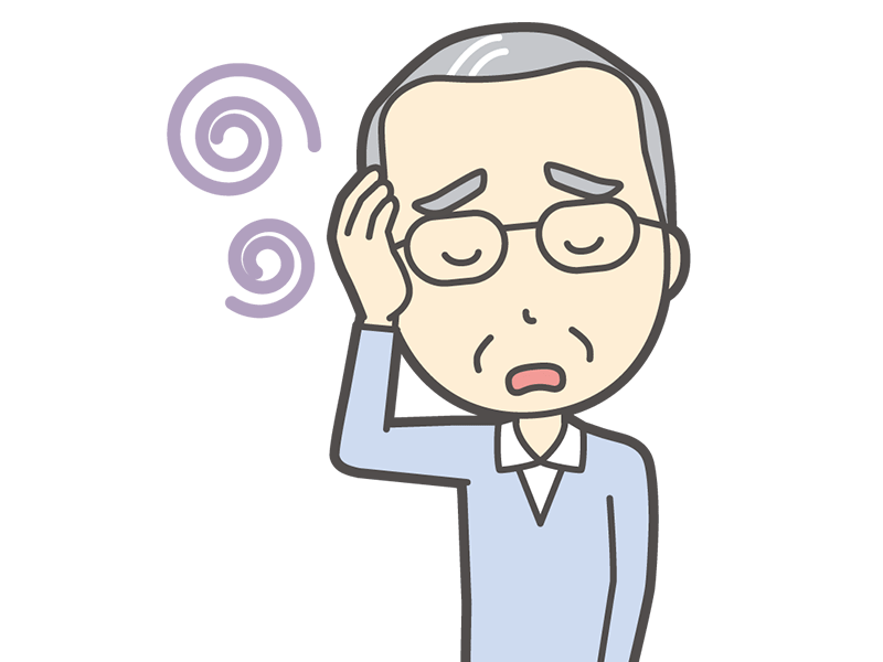 頭痛の男性