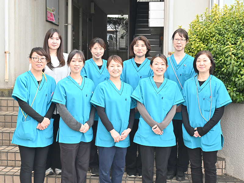 あさか訪問看護ステーションのスタッフ集合写真