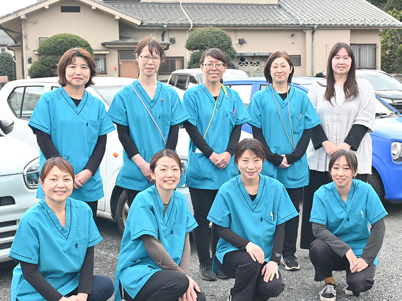 あさか訪問看護ステーションのスタッフ集合写真