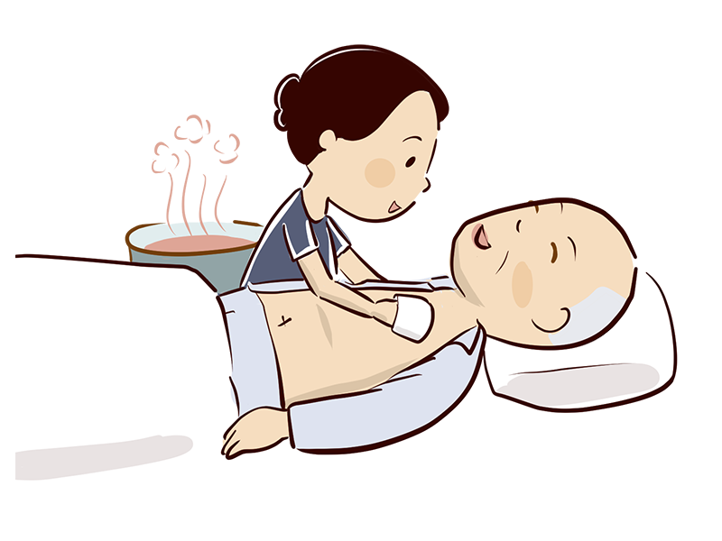 清拭 体を拭く